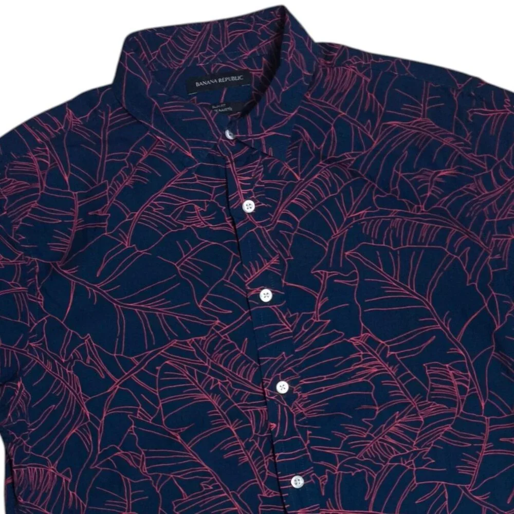 Banana Republic Slim Fit Short Sleeve Shirt sz.S